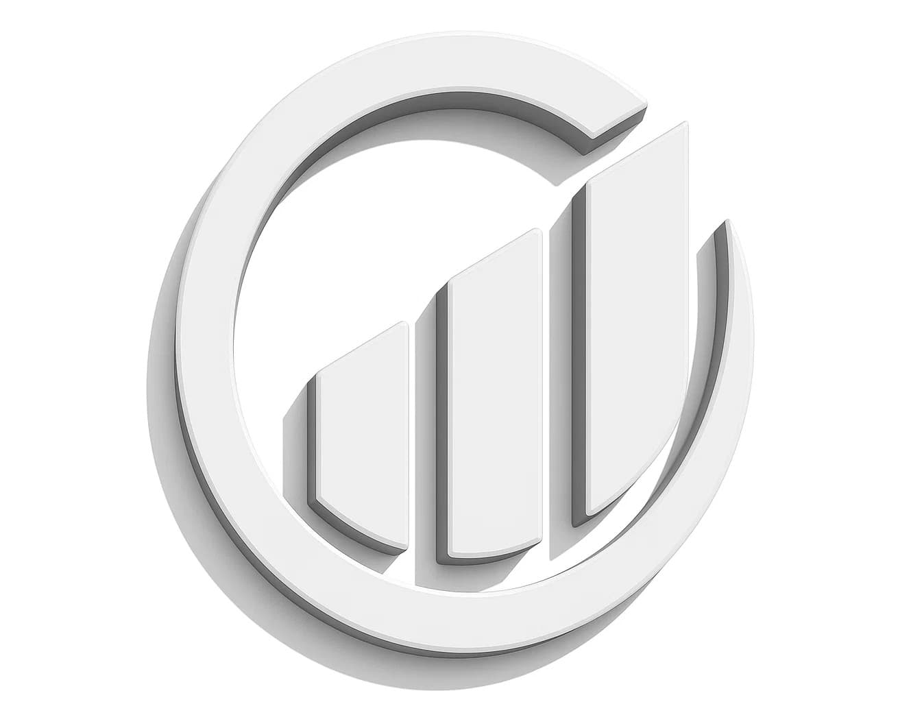 Stylized GT lettermark in the background